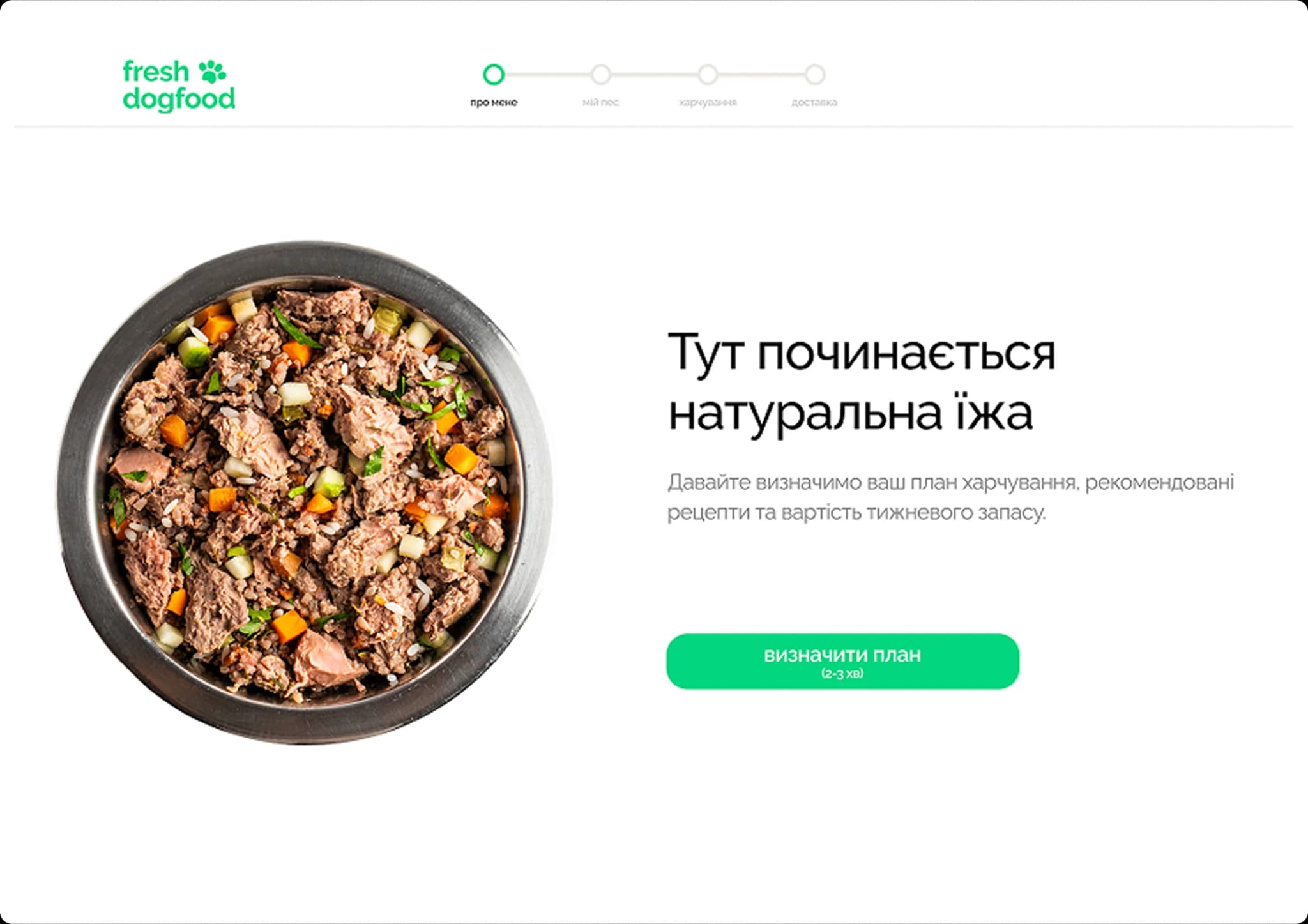 Dog food in a bowl
